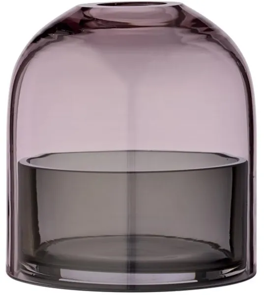 AYTM TOTA Lanterne Til Fyrfadslys Rosa/Sort